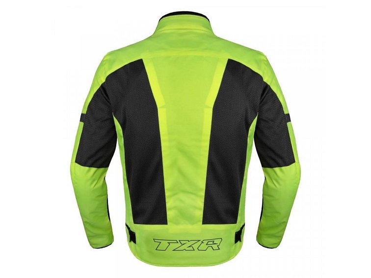 Bunda na motorku TXR Summer fluo žluto-titanová