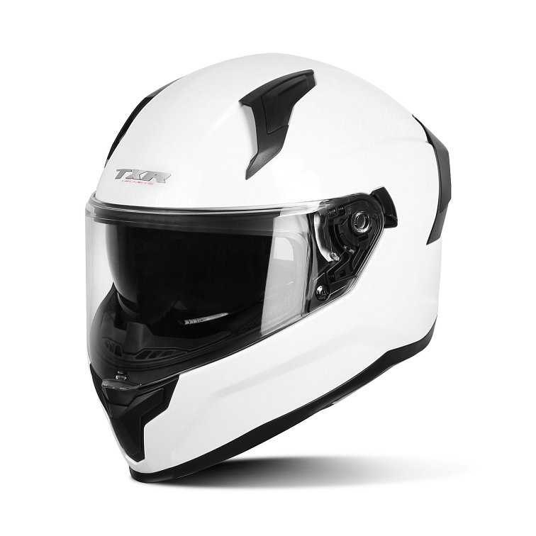 Integrální helma na motorku TXR Raptor perleťově bílá