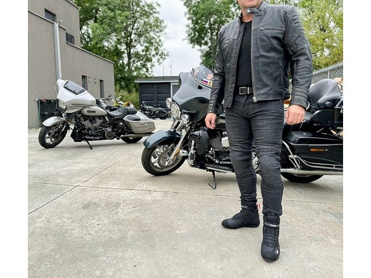 Jeansy na motorku TXR Sonic černé