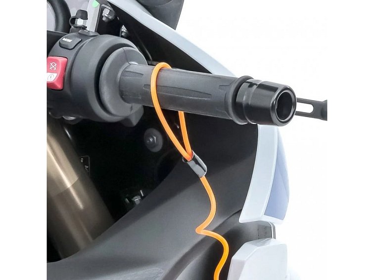 Moto zámek s alarmem 110db TXR černý