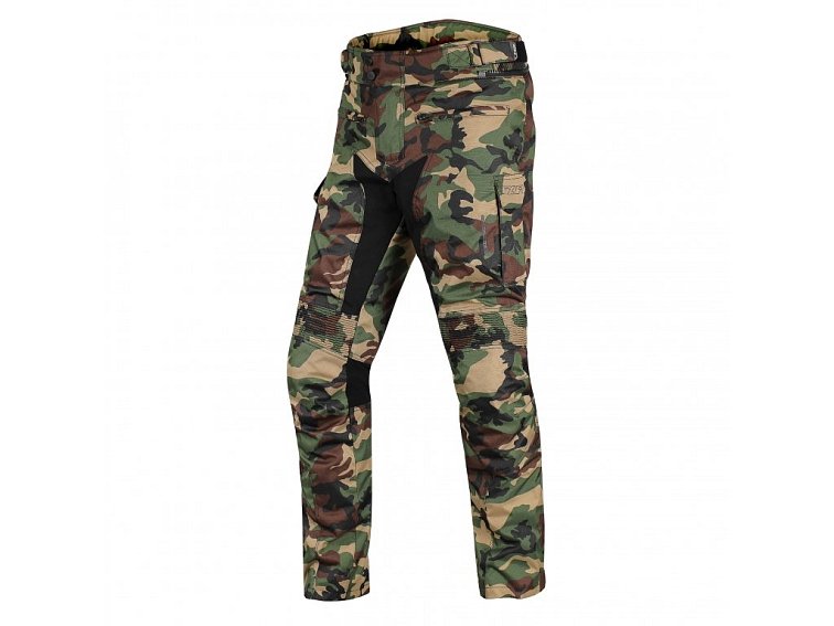 Kalhoty na motorku TXR Cargo 2 Camo zelené