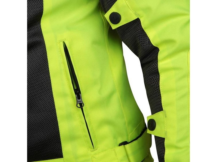 Bunda na motorku TXR Summer fluo žluto-titanová
