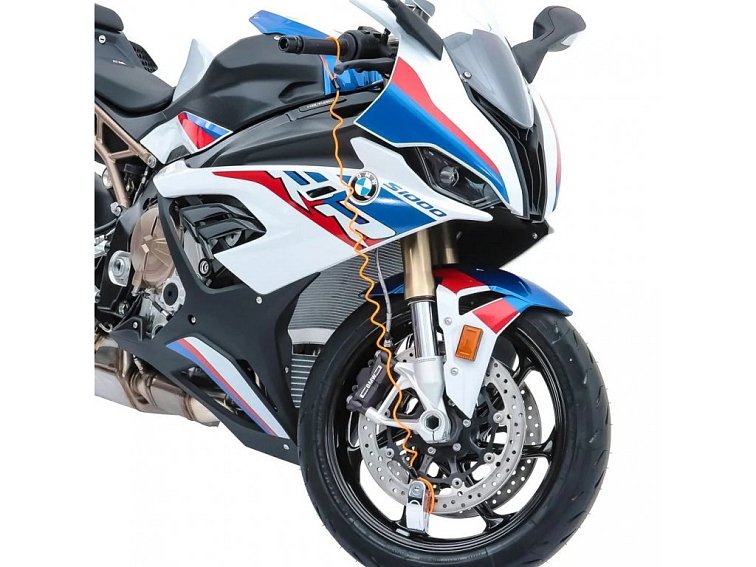 Moto zámek s alarmem 110dB TXR chrom