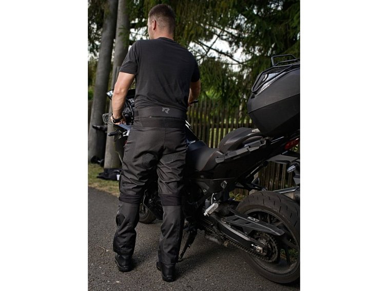 Zkrácené kalhoty na motorku TXR Rival černé