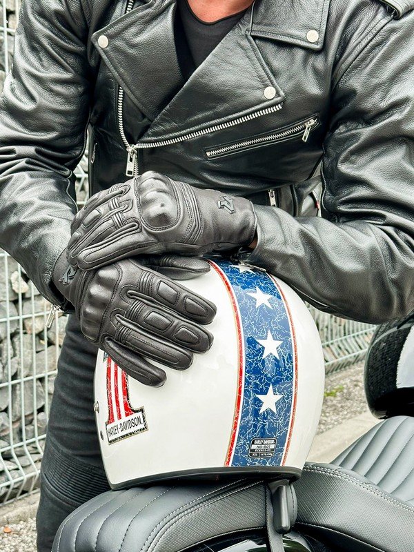 Rukavice na motorku TXR Roko černé – foto 5