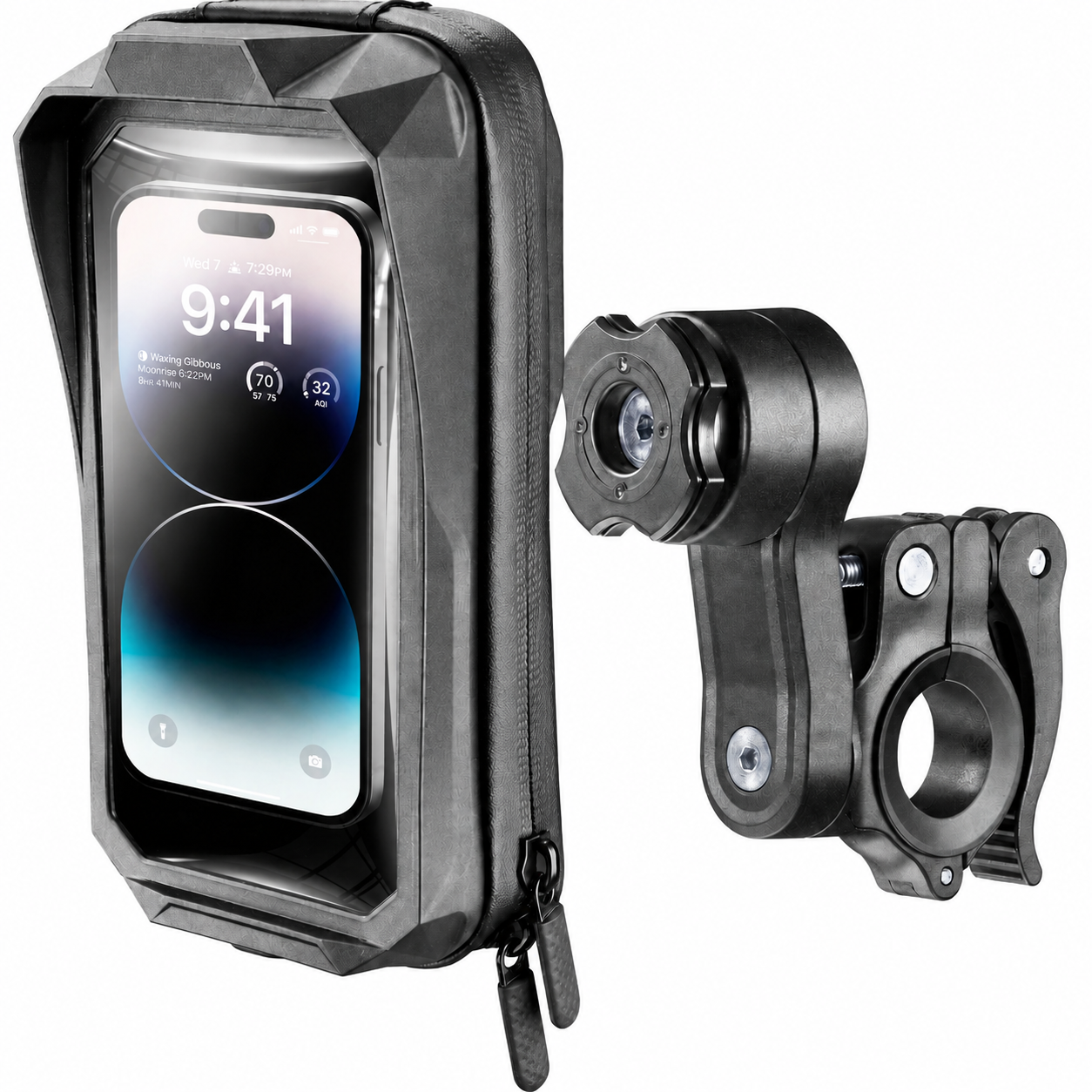 Voděodolné pouzdro na řídítka s kšiltem TXR Peak