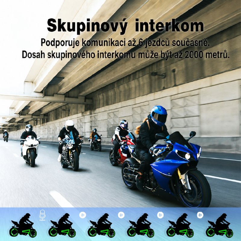 Bluetooth Intercom MaxTo M2S – foto 9