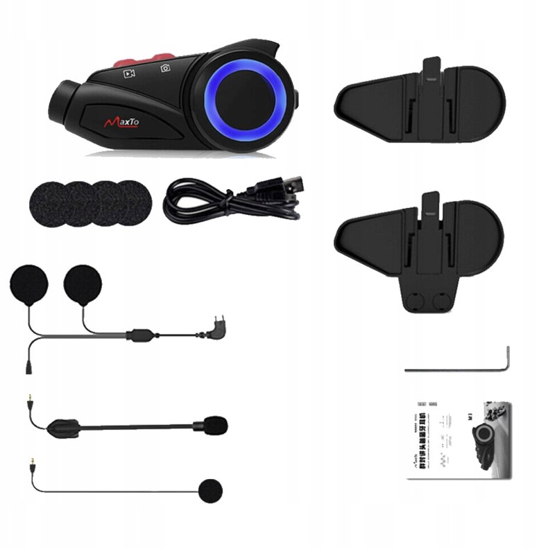 Bluetooth Intercom MaxTo M3S s 2K kamerou SONY – foto 10