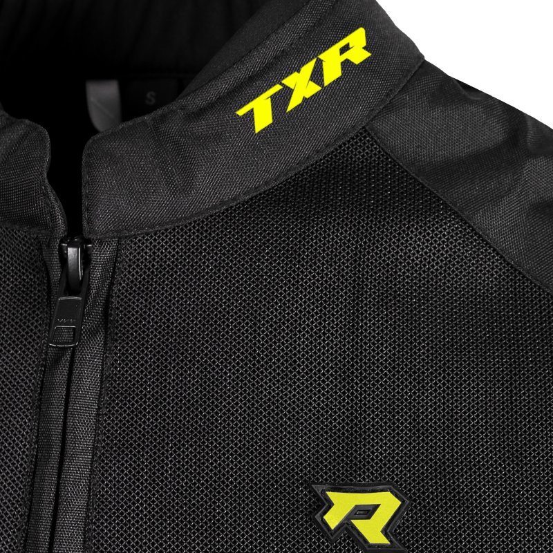 Bunda na motorku TXR Breeze černo-fluo žlutá – foto 3