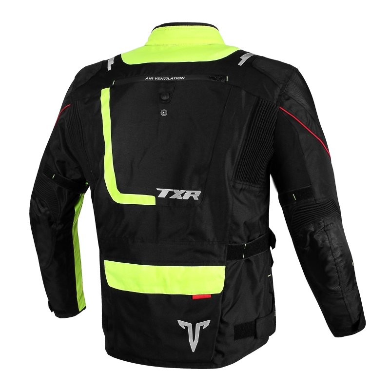 Bunda na motorku TXR Enduro černo-fluo žlutá – foto 3