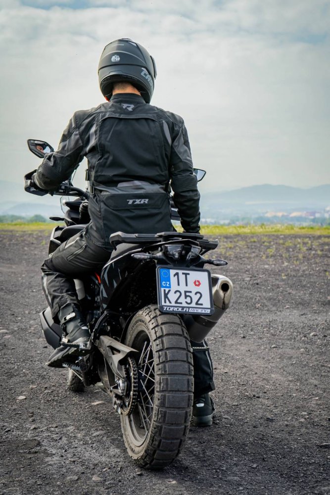 Bunda na motorku TXR Explorer černo-šedá – foto 11