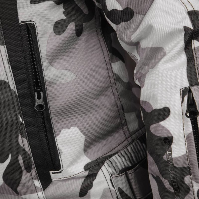Bunda na motorku TXR Gunner Camo šedá – foto 4