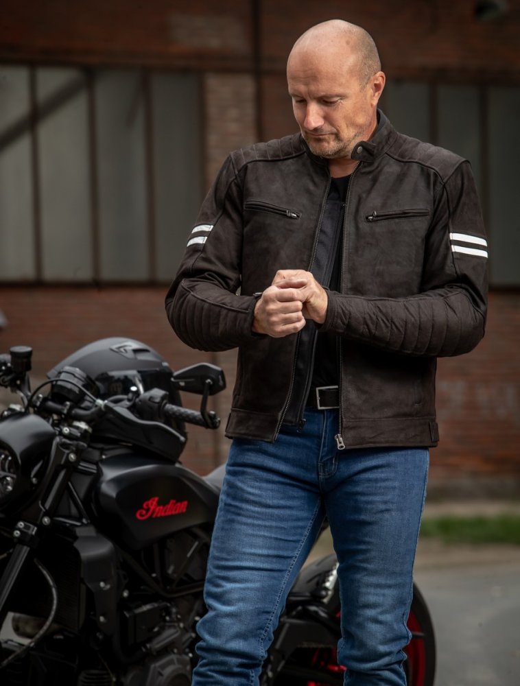 Bunda na motorku TXR Nevada hnědá – foto 6
