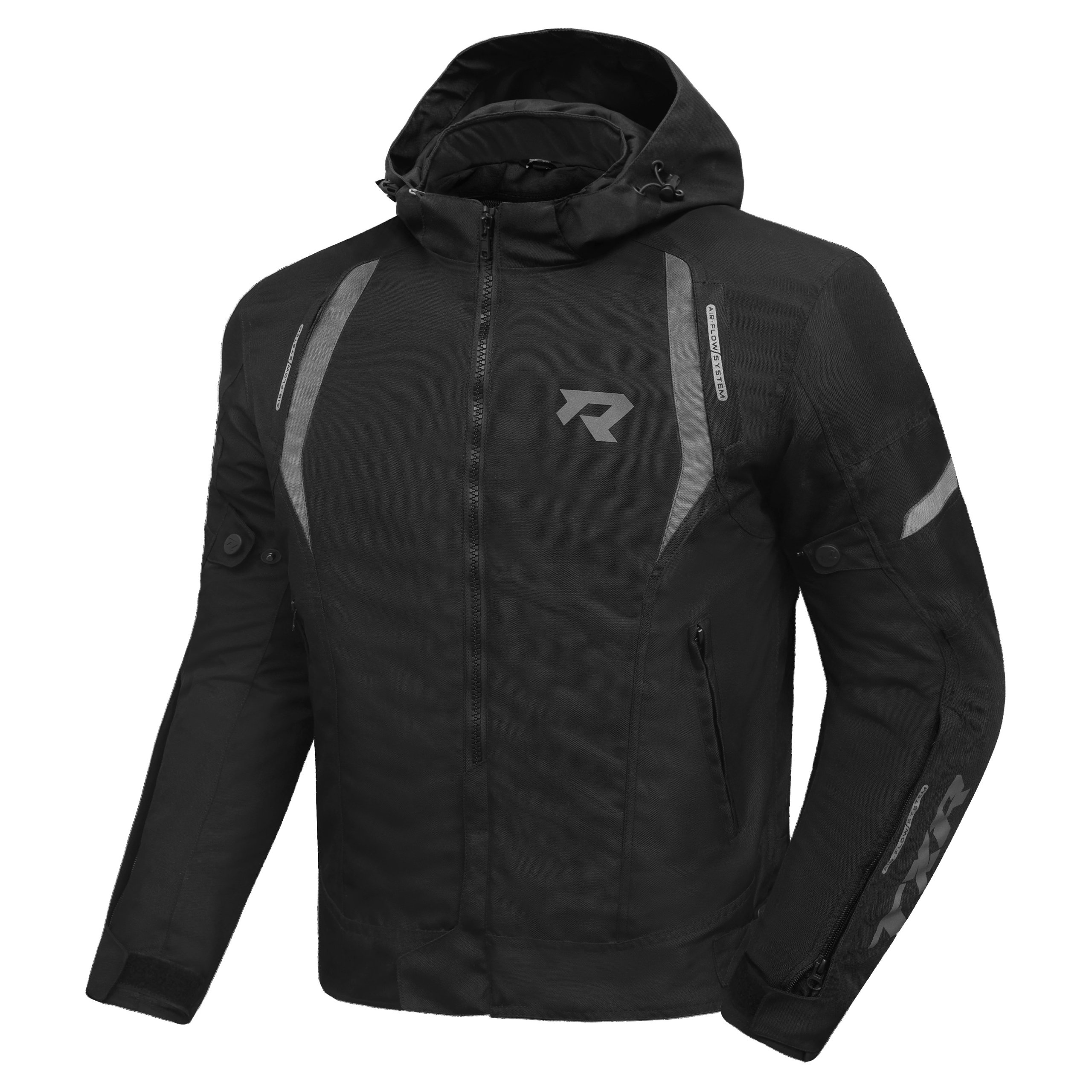 Bunda na motorku TXR Striker černá