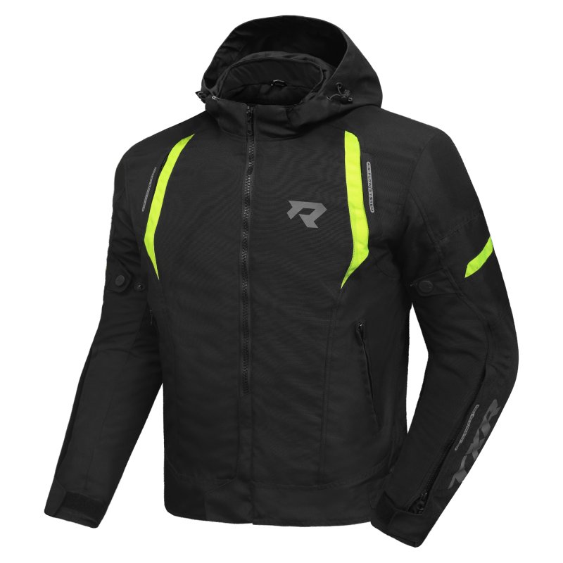 Bunda na motorku TXR Striker černo-fluo-žlutá