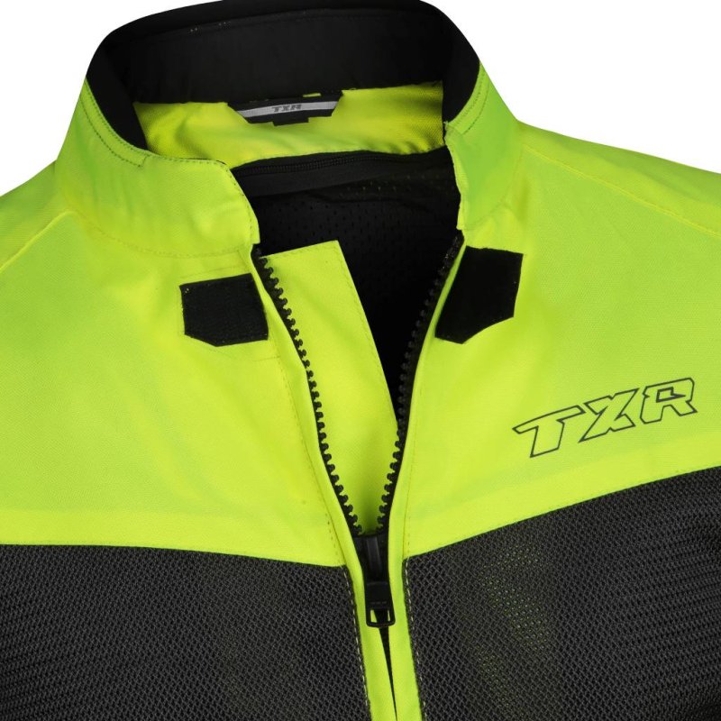 Bunda na motorku TXR Summer fluo žluto-titanová – foto 6