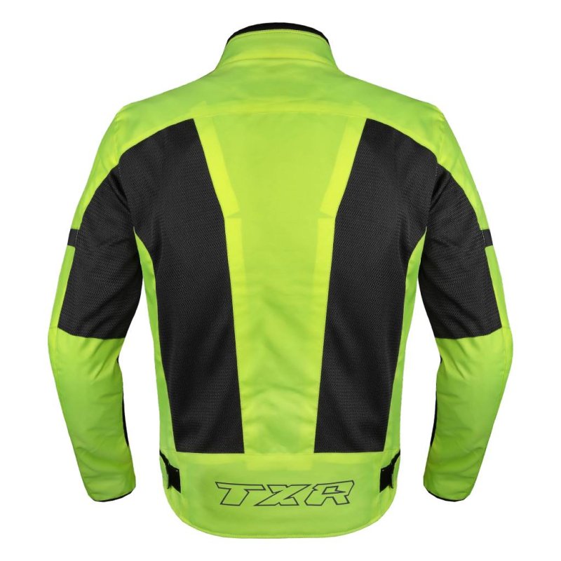 Bunda na motorku TXR Summer fluo žluto-titanová – foto 2