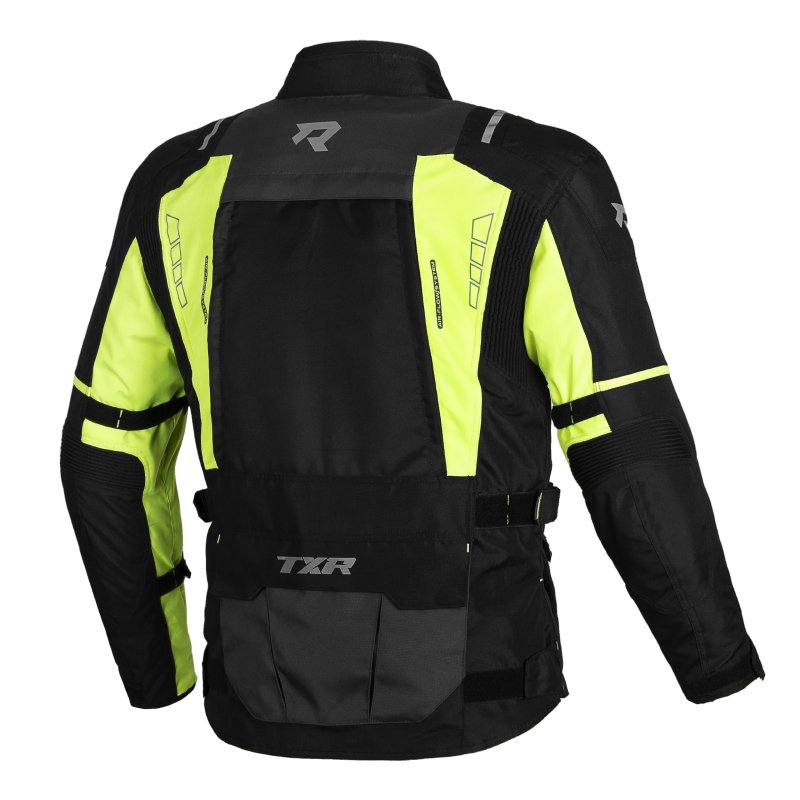 Bunda na motorku TXR Tracer černo-šedo-fluo žlutá – foto 2