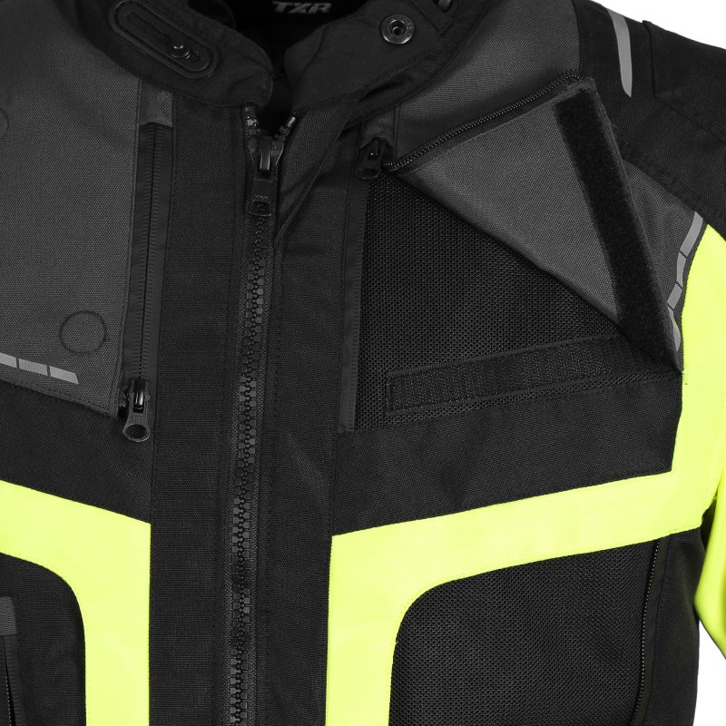 Bunda na motorku TXR Tracer černo-šedo-fluo žlutá – foto 3