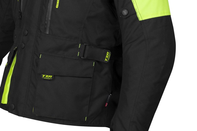 Bunda na motorku TXR Visper černo-fluo žlutá – foto 7