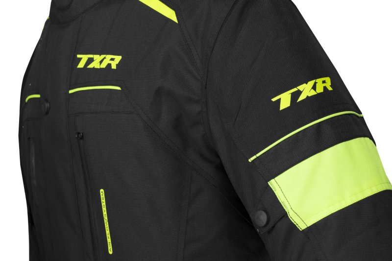 Bunda na motorku TXR Visper černo-fluo žlutá – foto 8