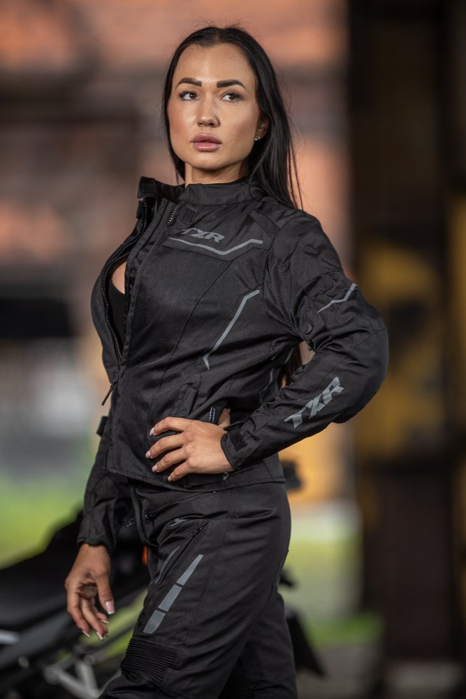 Dámská bunda na motorku TXR Aero černá – foto 6