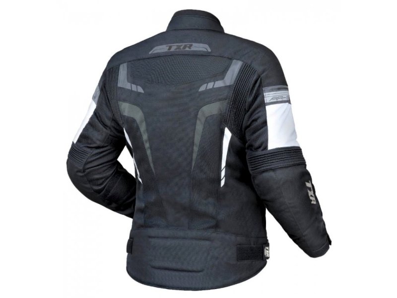 Dámská bunda na motorku TXR Alpine černo-bílo-šedá – foto 2