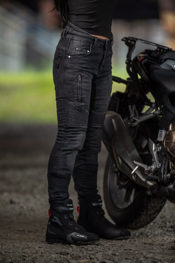 Dámské jeansy na motorku TXR Patriot černé – foto 6