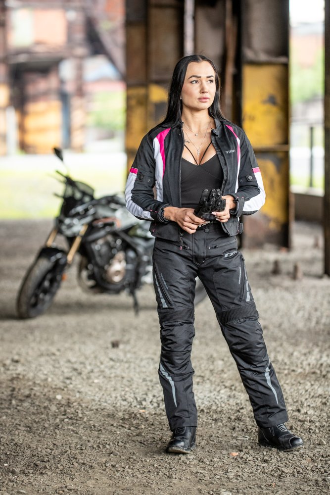 Dámské kalhoty na motorku TXR Rival černé – foto 7