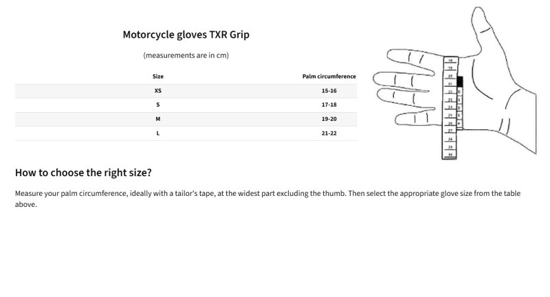 Dámské rukavice na motorku TXR Grip – foto 4