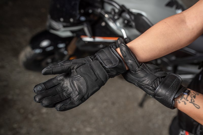 Dámské rukavice na motorku TXR RS3 černé – foto 4