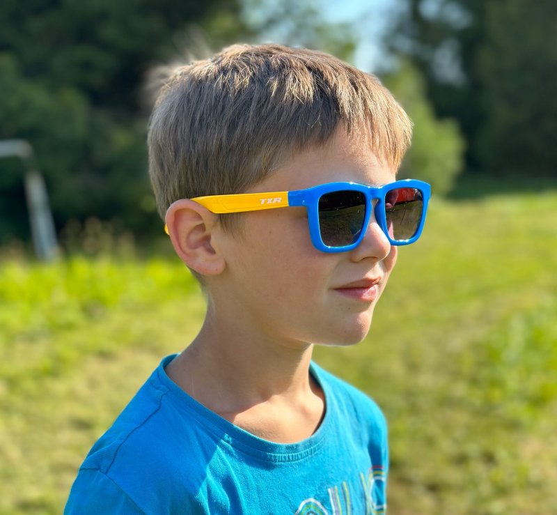 Dětské sluneční brýle TXR Dino žluto-modré – foto 2