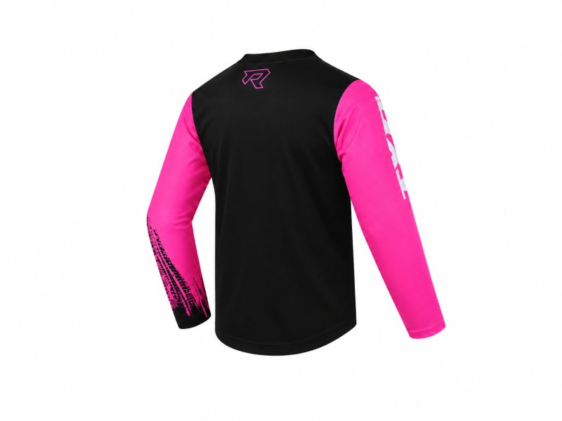 Dětský motokrosový dres TXR Pulse černo-růžový – foto 2