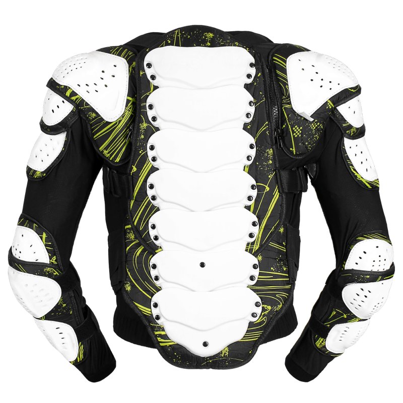 Chránič těla TXR Armor černo-bílo-fluo žlutý – foto 2