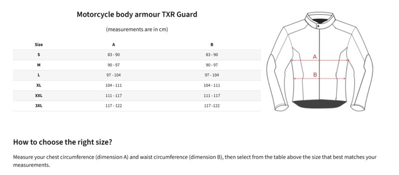 Chránič těla TXR Guard bílo-černo-červený – foto 3