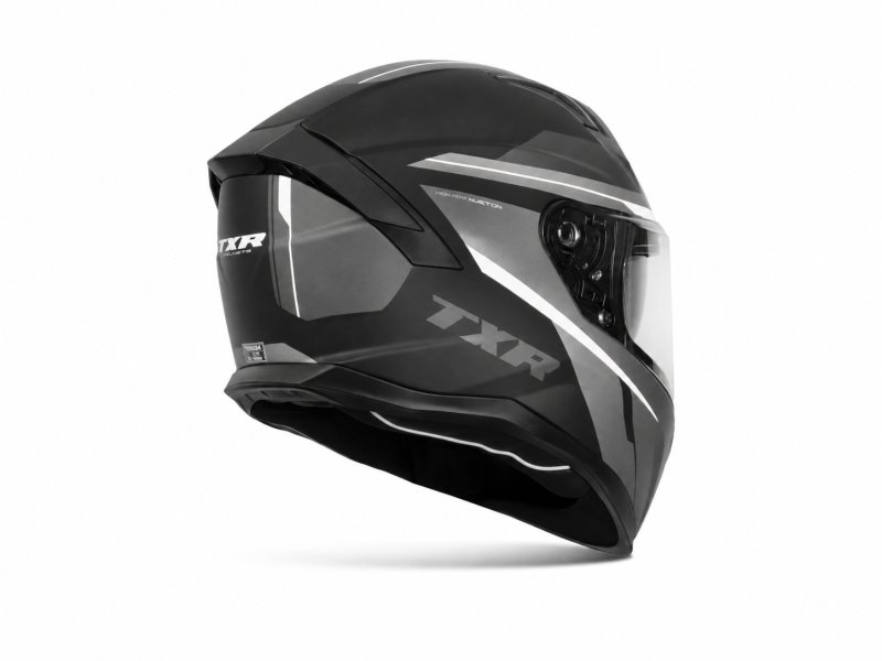 Integrální helma na motorku TXR Raptor černo-šedo-bílá – foto 3
