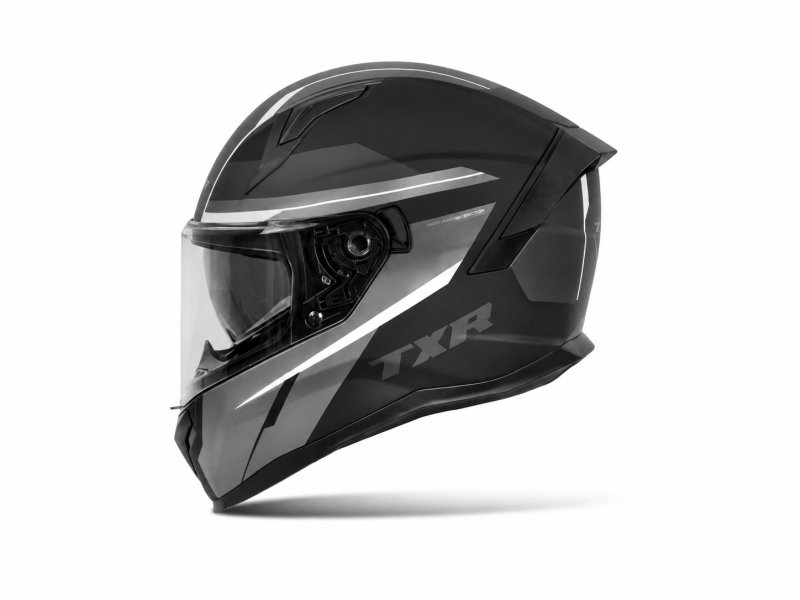 Integrální helma na motorku TXR Raptor černo-šedo-bílá – foto 2