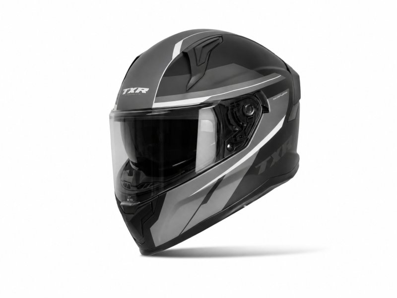 Integrální helma na motorku TXR Raptor černo-šedo-bílá