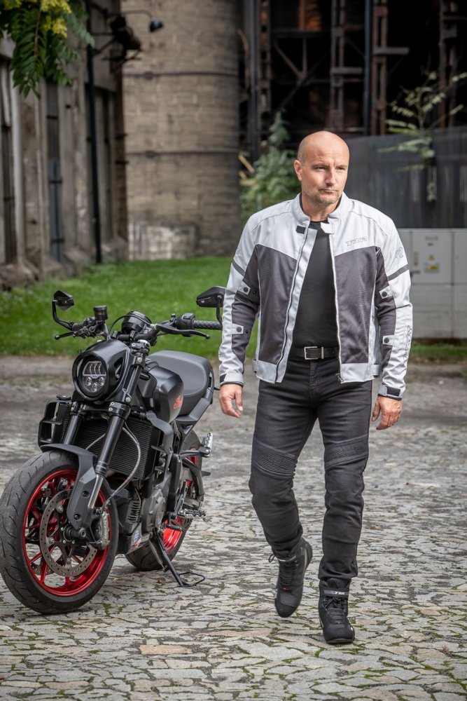 Jeansy na motorku TXR Vector černé – foto 3