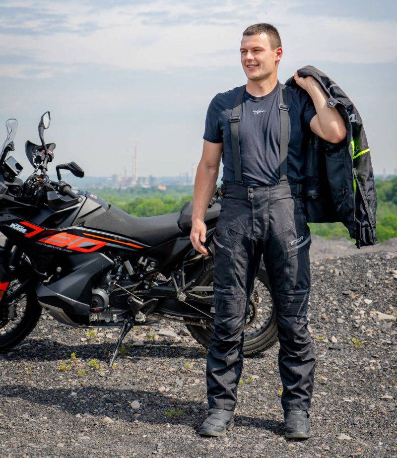 Kalhoty na motorku TXR Expedition černé – foto 6
