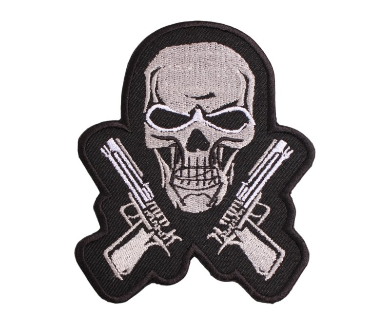 Moto nášivka Lebka - Pistols