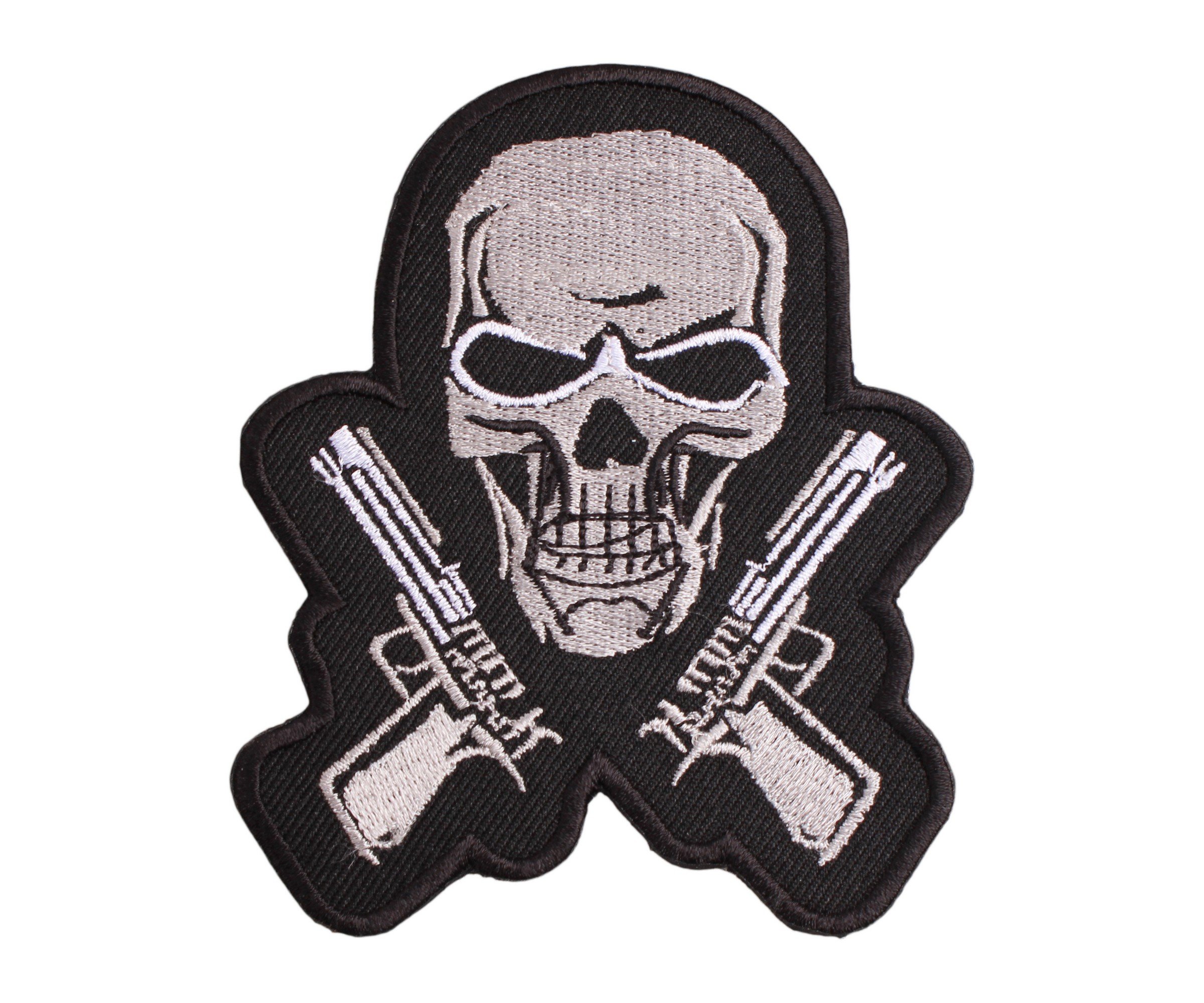 Moto nášivka Lebka - Pistols