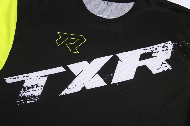 Motokrosový dres TXR Pulse černo-fluo žlutý – foto 4