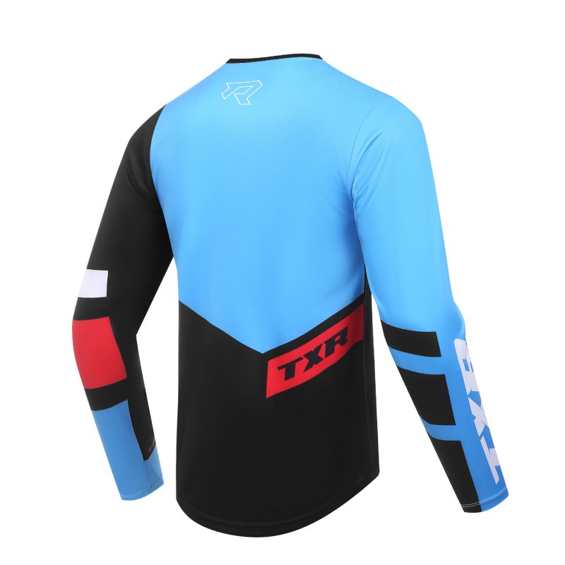 Motokrosový dres TXR Vortex černo-modrý – foto 2